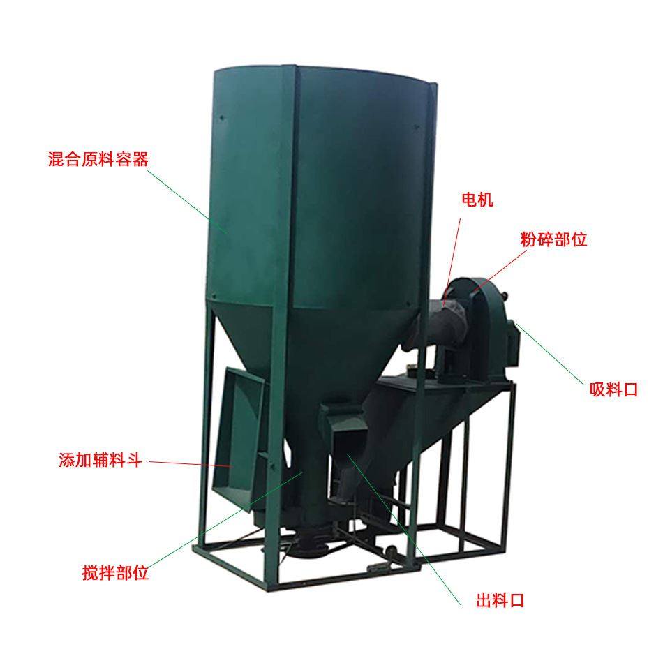 饲料粉碎搅拌机畜牧养殖业机械立式一体机自吸式饲料搅拌一体机,淘宝优惠券,粉丝福利购,淘宝优惠卷