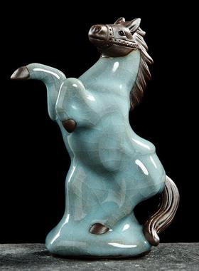 十二生肖摆件全套陶瓷鼠牛虎兔龙蛇马羊猴鸡狗猪属相工艺品