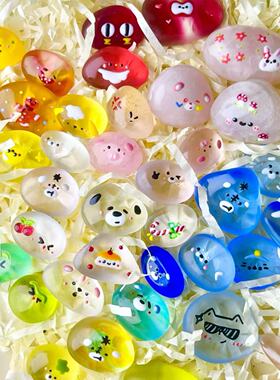 可爱迷你石头宠物桌面小摆件盲袋