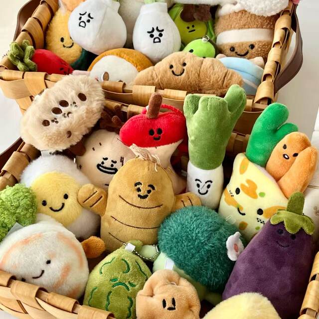ອາຫານຜັກງາມ plush toy ຂອງຂວັນຂະຫນາດນ້ອຍຂອງເດັກນ້ອຍ