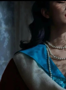 法式高级正圆多层毛衣链女