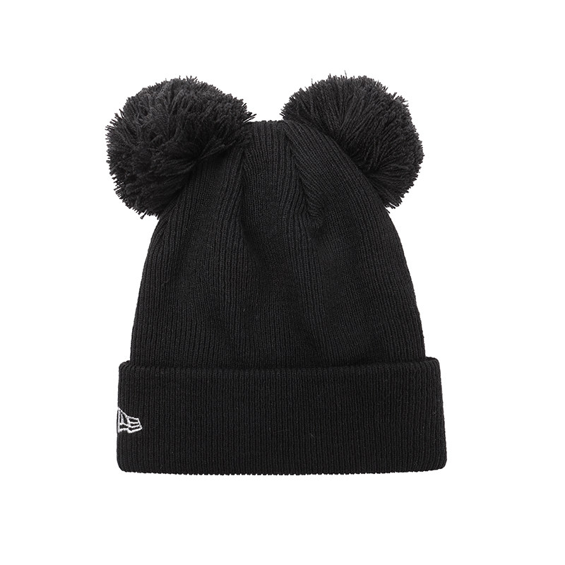 New Era纽亦华MLB秋冬男女同款情侣双球可爱NY潮保暖毛线帽针织帽,淘宝优惠券,粉丝福利购,淘宝优惠卷