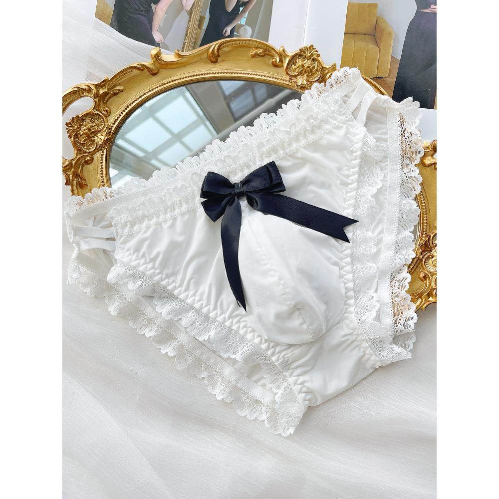 冰丝透气男士内衣蕾丝拼接性感三角裤女士男士短裤上衣格纹包,淘宝优惠券,粉丝福利购,淘宝优惠卷