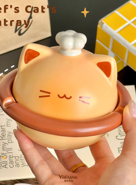 可做摆件！超可爱小猫烟缸