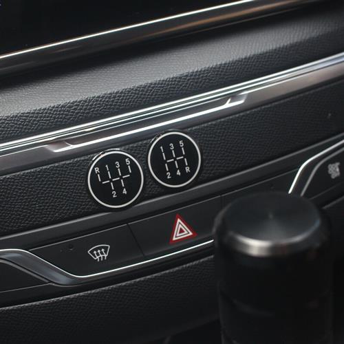 汽车手动挡数字贴排挡头档位贴仪表盘中控台变速档位贴片旋钮贴纸 - 图2