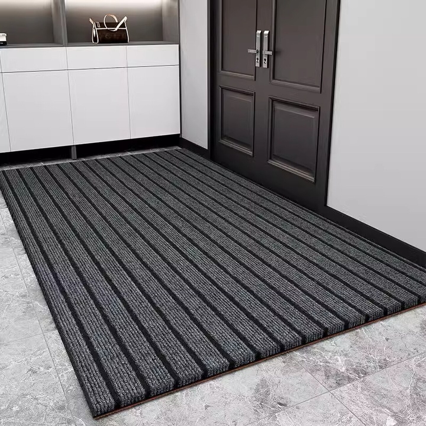 Whole kitchen non-slip and anti-oil floor mats absorb water and oil and stain-resistant floor mats large size carpet wash-free entry door wipeable