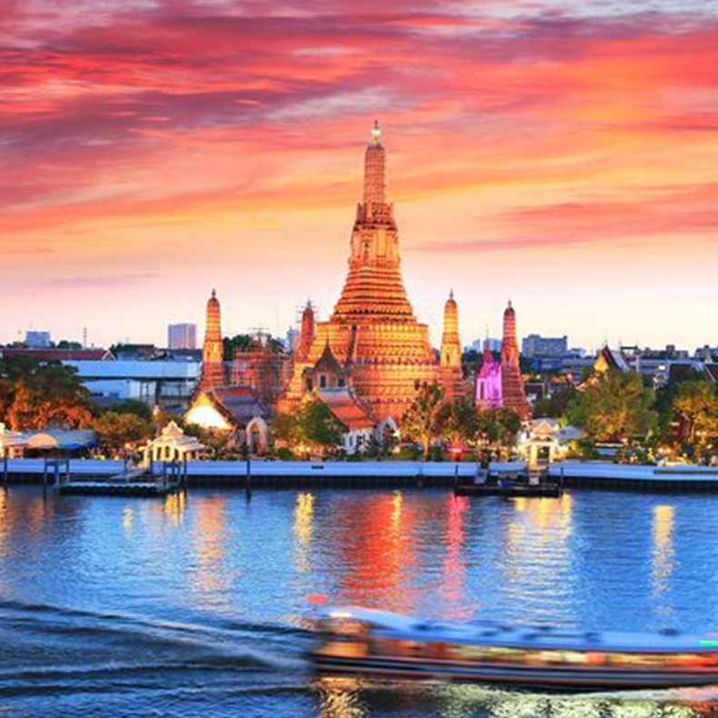 【含机票+5钻酒店】泰国旅游曼谷芭提雅6天5晚电音节泼水狂欢派对 - 图0