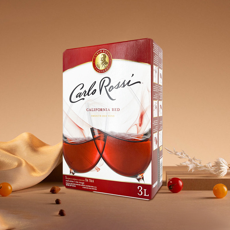 美国加州乐事3L红酒柔顺红葡萄酒盒装干红原瓶进口洋酒聚会畅饮,淘宝优惠券,粉丝福利购,淘宝优惠卷