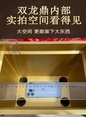 黄铜鼎香炉供佛桌面仿古工艺品