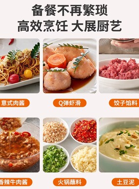九阳电动多功能双档绞肉机