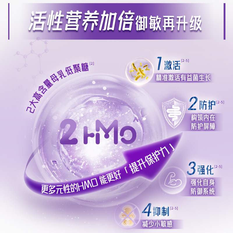 Nestle雀巢能恩启护2HMO适度水解低敏防敏蛋白婴幼儿奶粉3段800g
