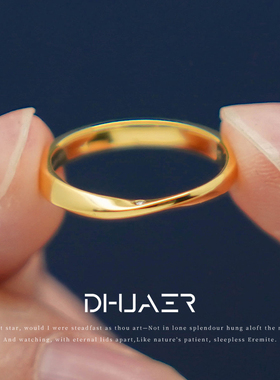 DIHUAER18K金戒指铂金戒指