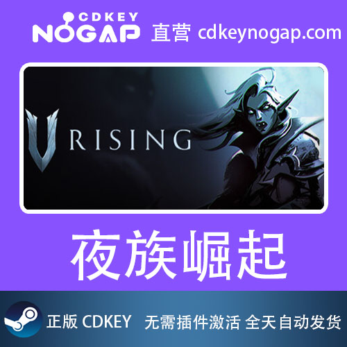 夜族崛起国区CDKey正版激活码 V Rising Steam 24h自动发货 - 图0