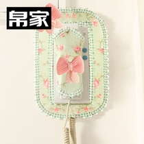 Doorbell Phone shelter Decorative Case Wall Patch Lace Cover Towels Telephone Set Door Access Telephone Sets