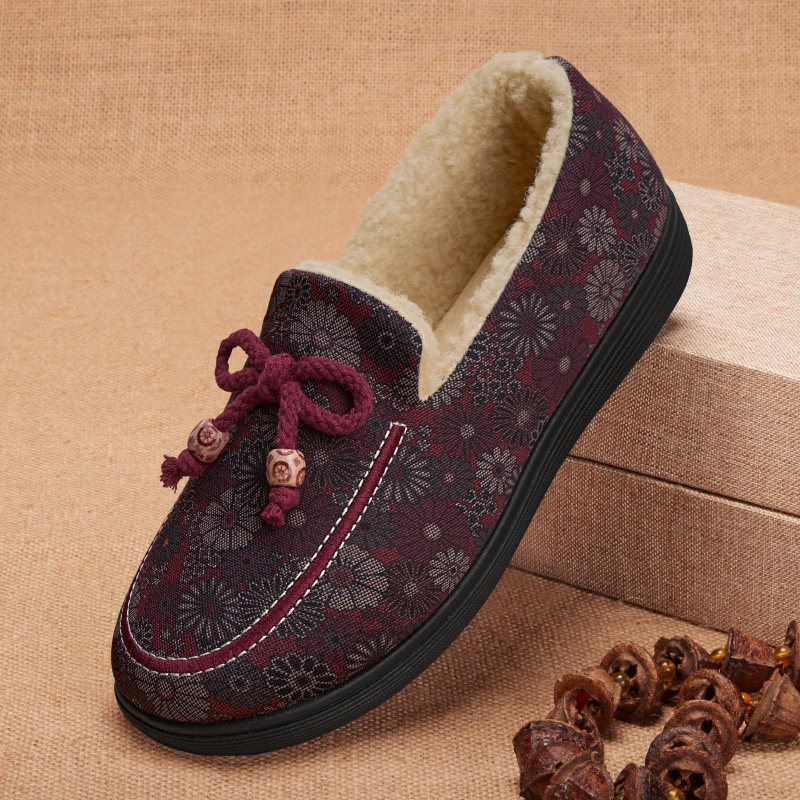 老北京布鞋女棉鞋加绒新款老人冬季中老年保暖舒适老太太妈妈棉靴,淘宝优惠券,粉丝福利购,淘宝优惠卷