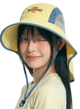 夏季户外登山大帽檐防晒渔夫帽