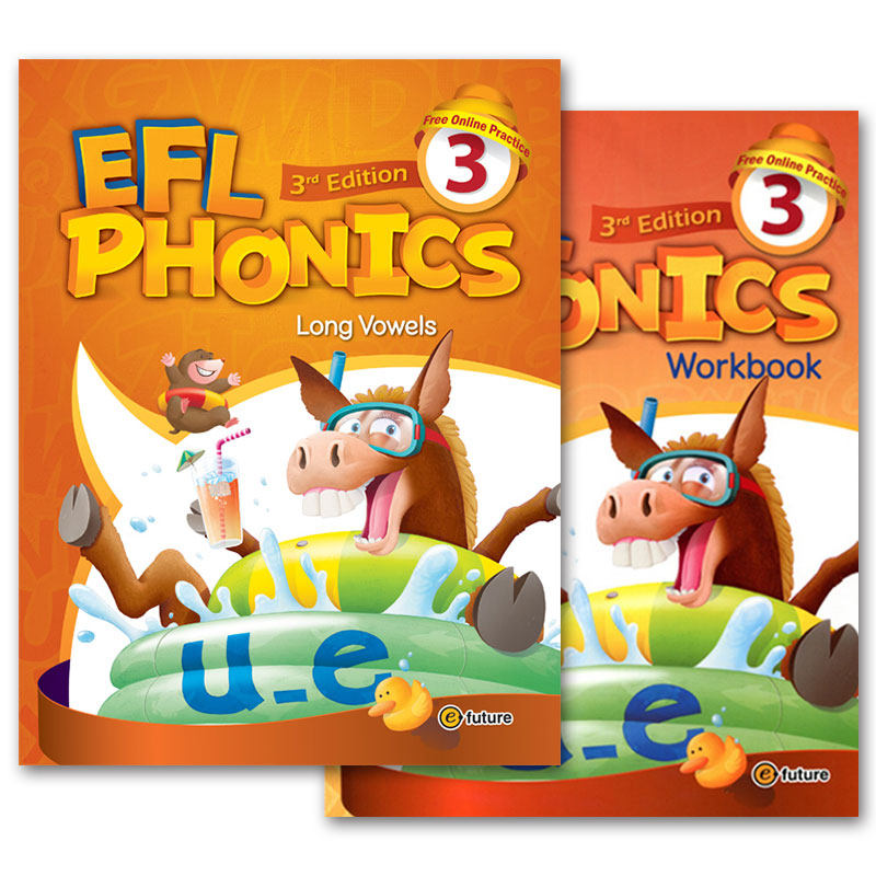 原装进口5-12岁幼少儿英语自然拼读phonics教材新版EFL phonics 1/2/3/4/5级学生启蒙英语入门字母发音规则口语语音强化0基础英语