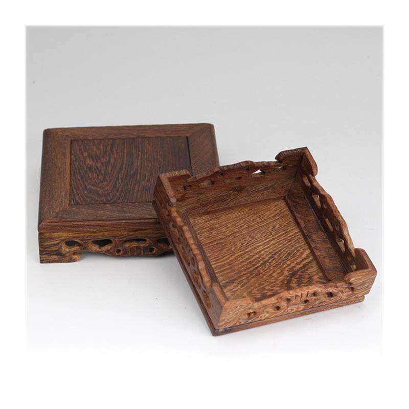 高端鸡翅木实木底座加高木质雕刻佛像托架红木木头香炉石头摆件,淘宝优惠券,粉丝福利购,淘宝优惠卷