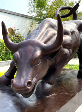 雕刻之乡华尔街牛铜雕塑欧式礼品