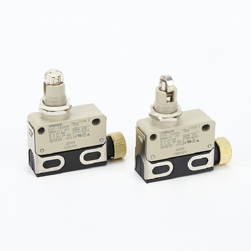 欧姆龙行程D4E-1A10N 1A20N 1B20N 1D10N 1G20N 2C 2D20N限位开关 - 图0