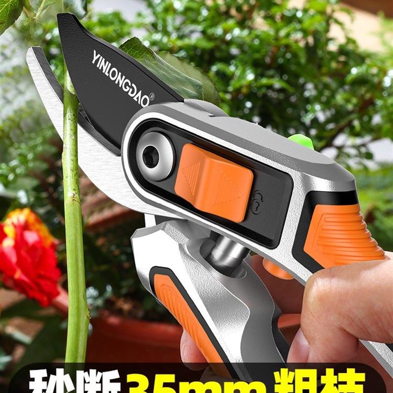 德国精工艺园剪树枝专用剪刀修枝剪园林修花剪子园艺果树省力家用 - 图2