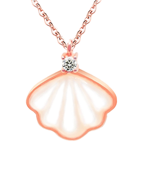 老庙莫比乌斯环黄金吊坠项链