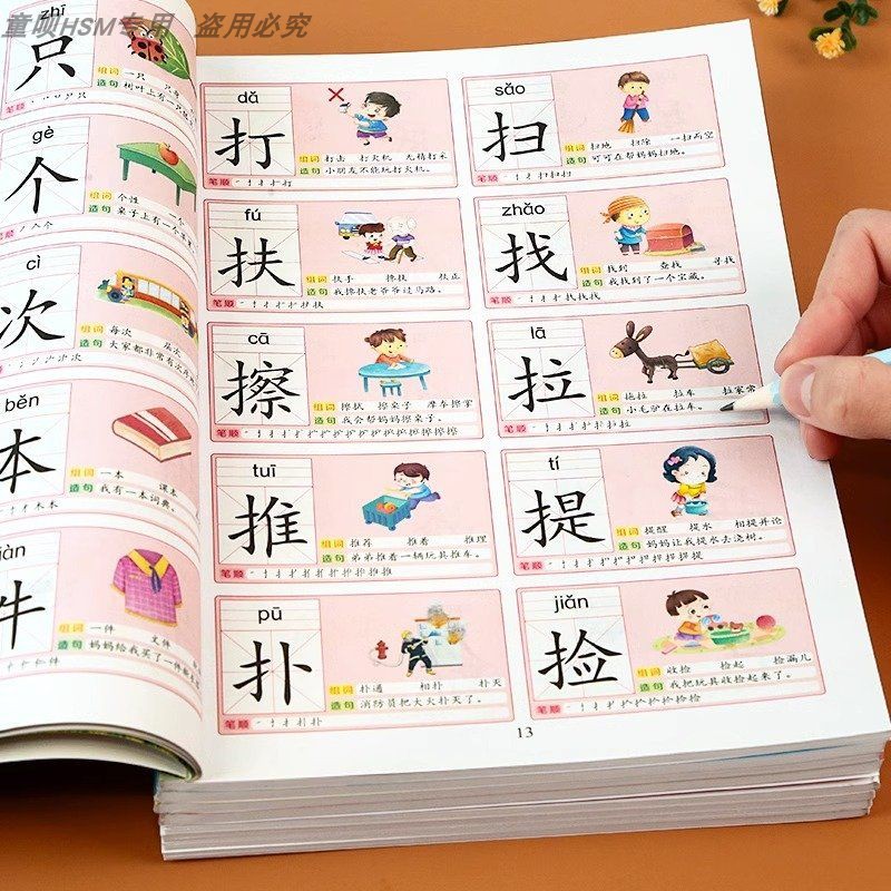 幼儿识字3000字学前儿童认字书幼儿园宝宝看图识字大王正版教材3—6岁书籍早教绘本启蒙用书学认识1200字象形识字卡片神器象形卡 - 图2