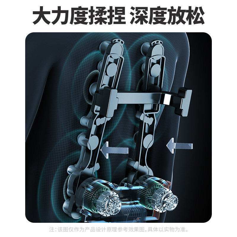 奥克斯腰背按摩器颈椎腰部背部揉捏按摩仪家用全自动按摩靠垫神器,淘宝优惠券,粉丝福利购,淘宝优惠卷