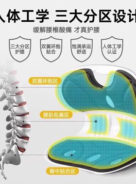 日本人体工学矫姿护脊护腰坐垫