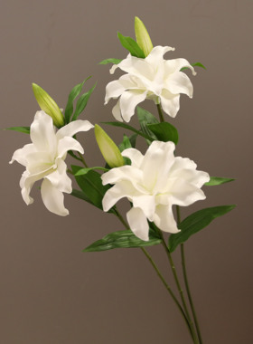 仿真花高品质重瓣百合花