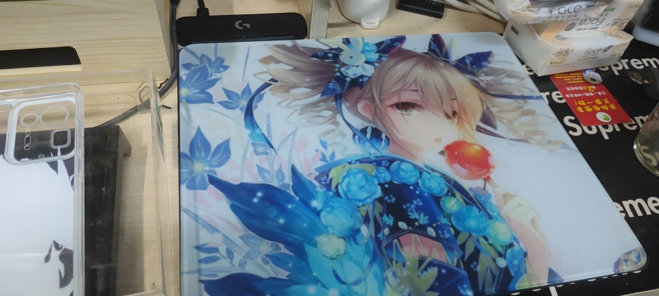 适配powerplay电竞鼠标垫 玻璃鼠标垫 自定义图案 - 图2