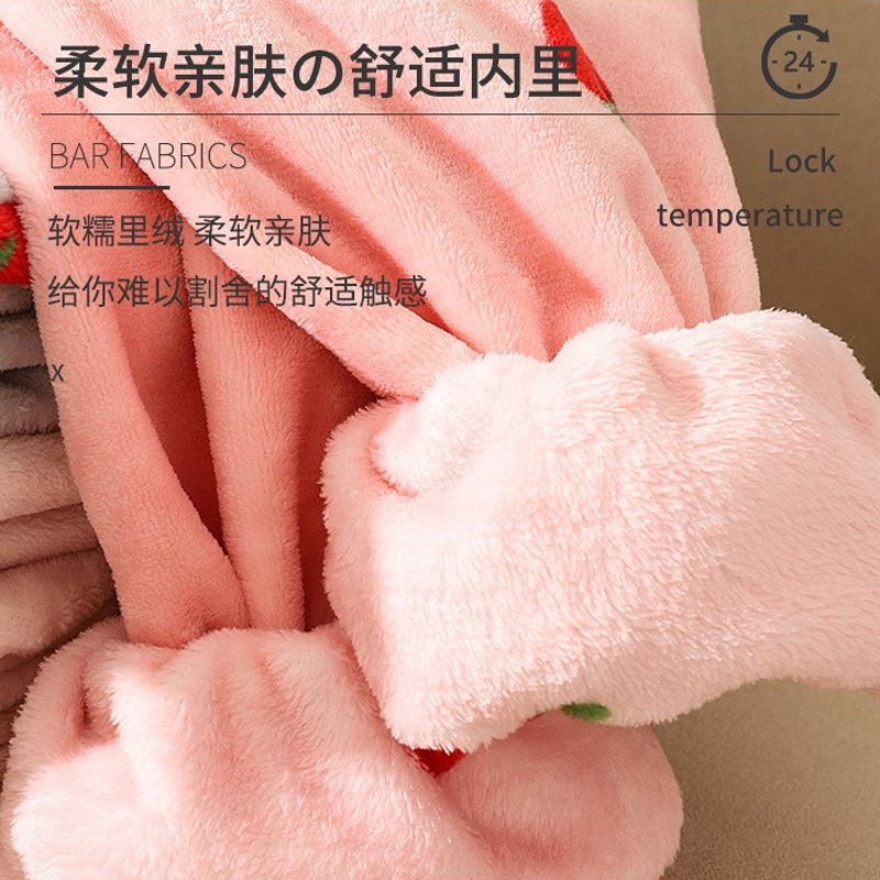 六衿珊瑚绒睡衣女士秋冬季长袖保暖加绒加厚可爱卡通冬天家居服套-第5张图片-提都小院 六衿珊瑚绒睡衣女士秋冬季长袖保暖加绒加厚可爱卡通冬天家居服套-第5张图片-提都小院