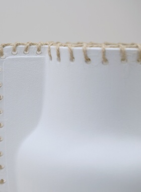 匠形现代风格陶瓷花瓶陶瓷摆件 白色家居样品房装饰花器软装摆件