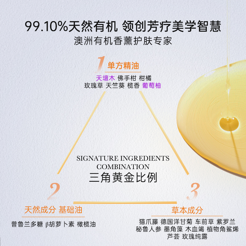 【99%天然有机】卡芬诗眼部紧致精华霜 淡化黑眼圈细纹紧致眼霜
