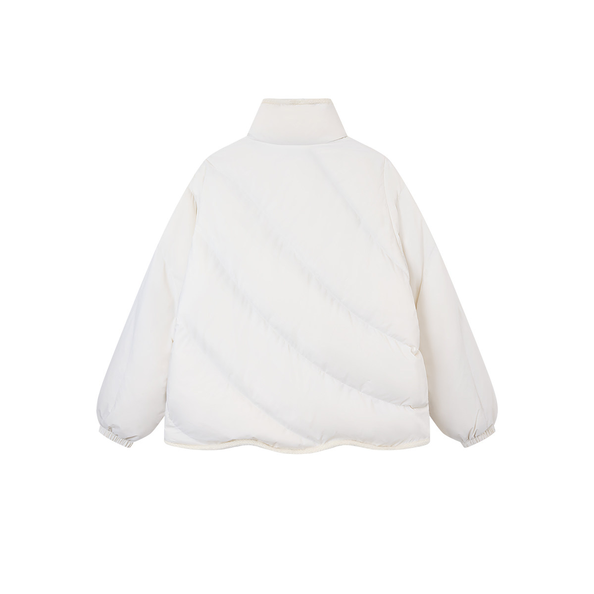 ablueberry 短款立领羽绒服女秋冬韩系两穿百搭面包服白鸭绒外套,淘宝优惠券,粉丝福利购,淘宝优惠卷