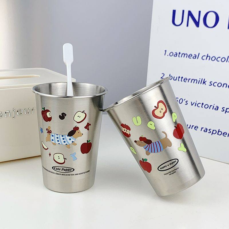 ins可爱漱口杯卡通腊肠狗304不锈钢简约家用情侣高颜值洗漱牙刷杯,淘宝优惠券,粉丝福利购,淘宝优惠卷