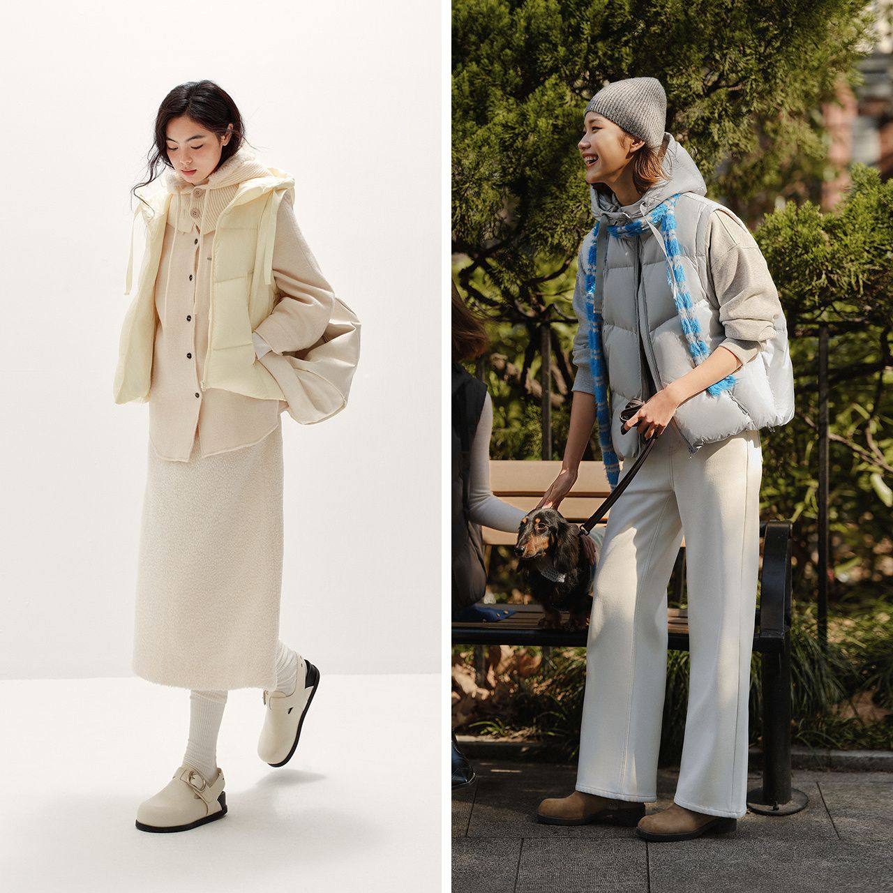 【商场同款】森马羽绒马甲女冬90绒子防泼水2025新款101725103002,淘宝优惠券,粉丝福利购,淘宝优惠卷