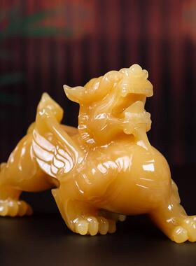 天然米色玉皇璧绣招财进宝，一副玉璧比丘办公室入口装饰开幕