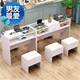 Nail art table simple manicure table and chair set economical double manicure table workbench z single small table i.