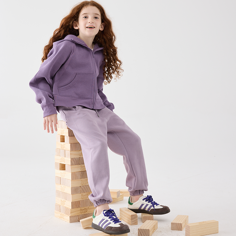 jollybean丨儿童加绒连帽宽松卫衣25秋冬新款男女童上衣拼接外套,淘宝优惠券,粉丝福利购,淘宝优惠卷