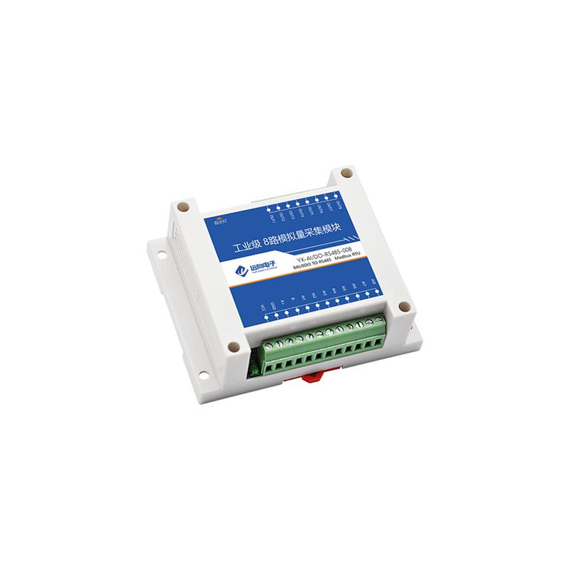 8路模拟量信号采集模块4-20mA转rs485-Modbus电流电压输入8DO输出 - 图3