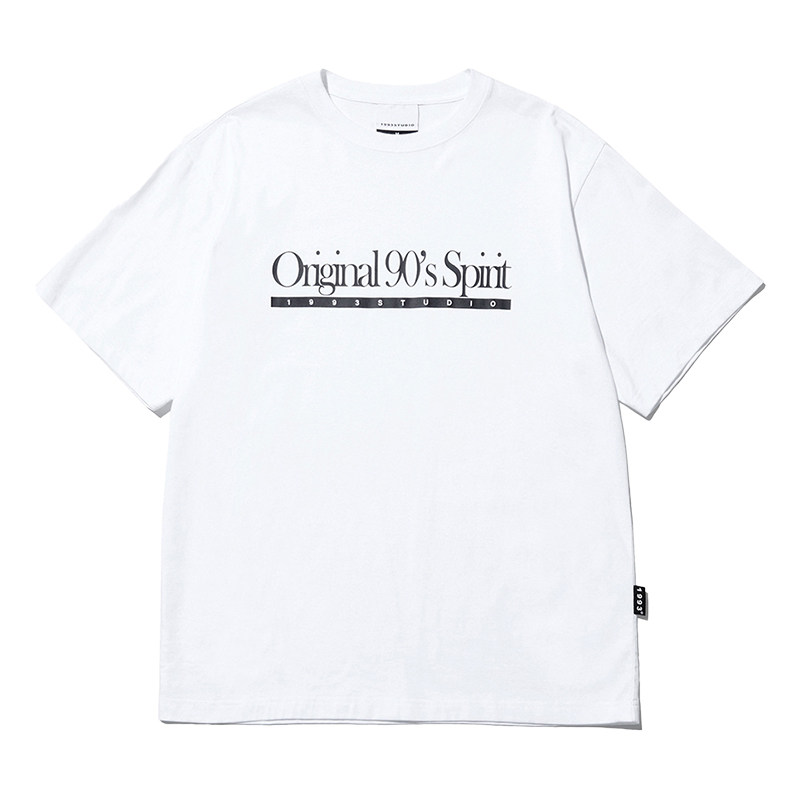 美式复古潮牌印花圆领上衣两件装