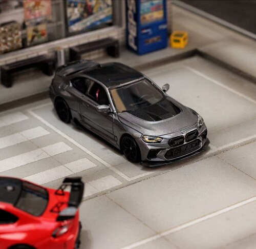 SW 1:64 宝马M2 第2代Mk2 G87 Adro Body Kit宽体改装 合金车模型 - 图0