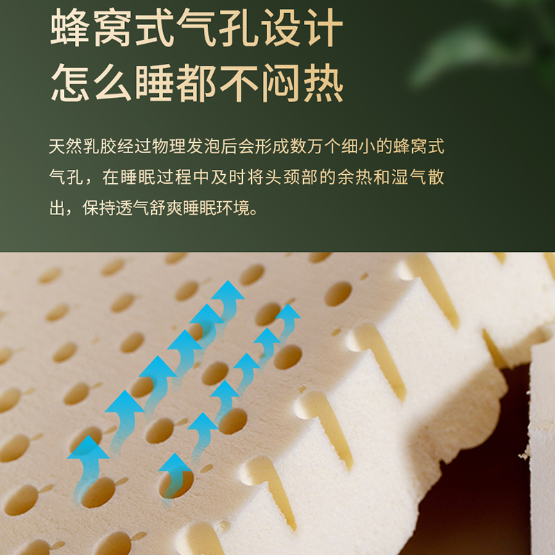 悠卧泰国天然乳胶床垫进口橡胶1.8m宿舍双人家用榻榻米薄床垫子纯 - 图1