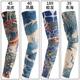 Cycling Unisex Sun Protection Flower Arm Tattoo Sleeve