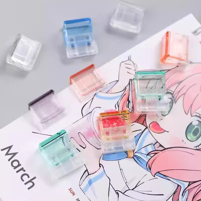 透明推推夹推夹器试卷收纳无痕装订办公文件文具固定小夹子燕尾夹,淘宝优惠券,粉丝福利购,淘宝优惠卷