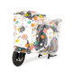 Rainproof electric vehicle cover, transparent waterproof, dustproof and dirt-resistant electric vehicle full cover, universal thickened sun protection cartoon cover