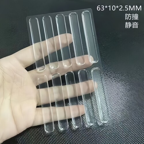 免打孔无痕硅胶防撞门贴门把手防撞胶条护墙静音贴冰箱消音门碰垫 - 图1