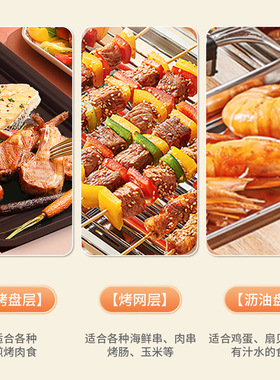 家用烧烤架烤肉机室内麦