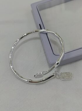 一页出品！竹节平安时尚可调节手镯女日常百搭年轻款可调节开口